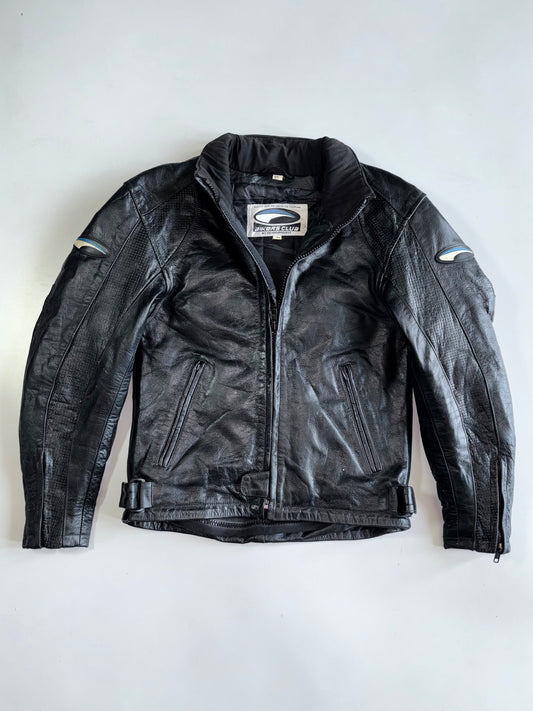 Bikers Club By Ficeda Pure Letter Racing Jacket (Paded)(XS)