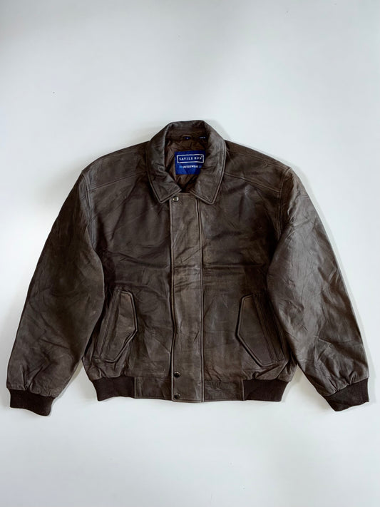 Seville Row Premium Original Leather Jacket (XL)