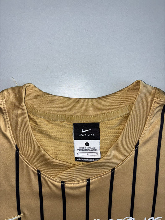 Nike Dri-FIT | Player Issue Football Jersey | Gold & Black (L)