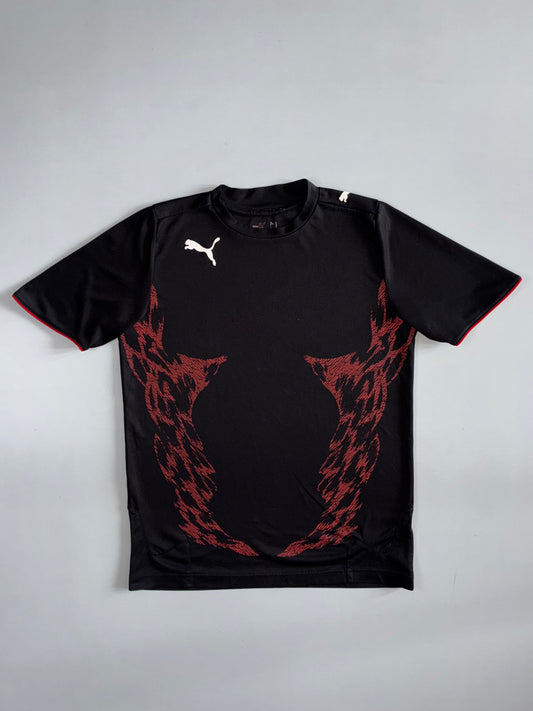 Puma Graphic Dri-Fit T-Shirt Black & Red (S)