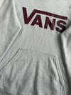 Vans Grey Maroon Classic Logo Hoodie (M)