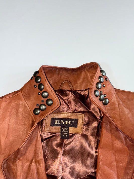 EMC Premium Original Leather Jacket Womens (S)