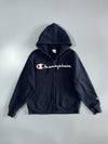 Champion Big Logo Zip-Up Hoodie (M)
