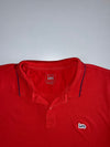 Lee Red Polo (Tipped Collar) Regular (M)