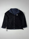 Vintage The North Face Navy Reversible Fleece Jacket (S)