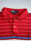 Polo Ralph Lauren Red Striped Long Sleeve Rugby Polo (L)