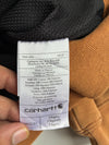 Carhartt Brown Thermal-Lined Active Zip Hoodie Jacket (XL)