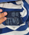 Tommy Hilfiger Navy & White Striped Rugby Polo Vintage Fit (L)