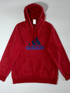 Adidas Big Logo Pullover Hoodie Maroon/Blue, (L)