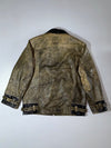 Santex  Olive Leather Jacket Genuine Leather, Poland-Made (2XL)