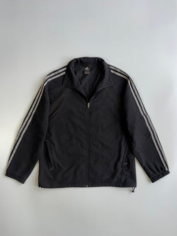 Adidas Three Stripe Windbreaker Track Jacket (M/L)