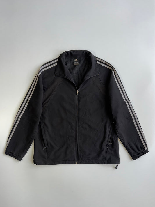 Adidas Three Stripe Windbreaker Track Jacket (M/L)
