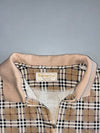 Burberry’s of London Vintage Nova Check Half-Zip Polo | Made in England (L)
