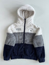 Noize Eco Fabric Sherpa Colorblock Hooded Jacket (2XL)