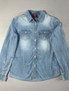 Dickies Light Wash Denim Western Shirt Woman’s (S)
