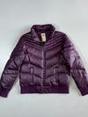 Miss 1950 Purple Quilted Puffer Jacket (S)