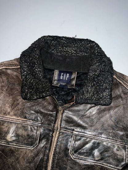 ZVintage GAP Original Leather Jacket (RARE)  (L)