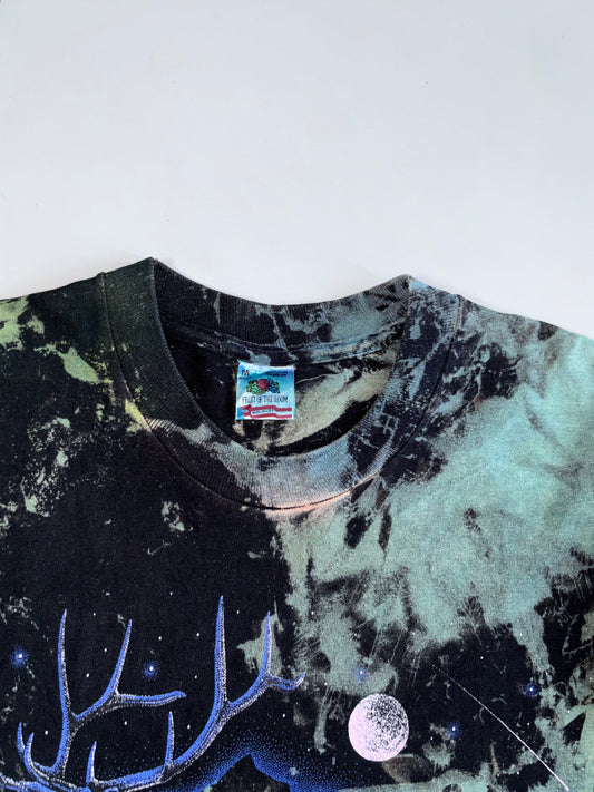Vintage Zion National Park Utah All-Over Print Acid Wash T-shirt (M)