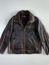 Danier Shearling Collar Leather Jacket (XL/2Xl)