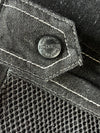 Vintage Komine Black Denim Mesh Riding Jacket PADDED (S)