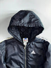 Vintage 90s Adidas 3-Stripe Quilted Jacket (M)