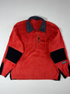 Patagonia Synchilla Fleece Half-Zip Pullover Red/Navy Retro (2XL)