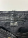 Vintage MaCadam Black Leather Straight Leg Pants (W:24) (L:40)
