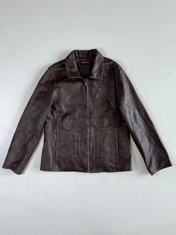 Green Joy Premium Original Leather Jacket Women’s (S)