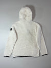 National Geographic | Cream Sherpa Zip-Up Hoodie | (S)