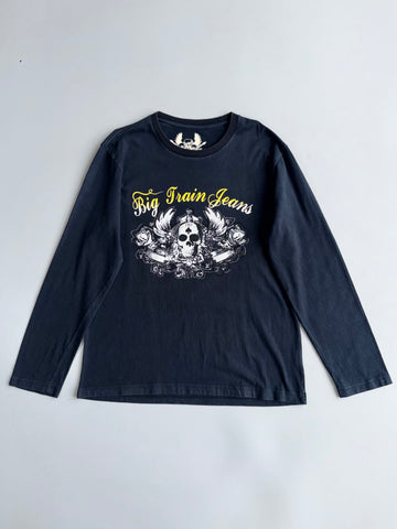 Big Train Jeans Skull Graphic Longsleeve (XL)