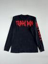 Trippie Redd Graphic Long Sleeve Tee – Black, 1400 Print, Men’s (M)