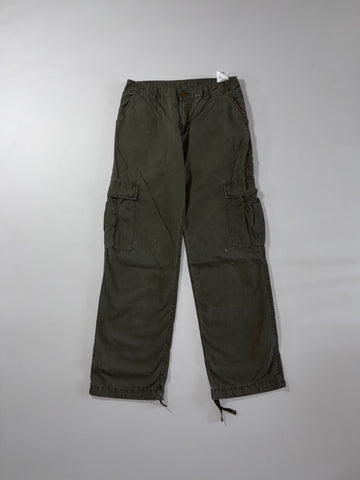 Carhartt Olive Green Ripstop Cargo Pants (W:30) (L:40)
