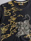 Polo Smart | Black Samurai Tiger Graphic Tee (L)