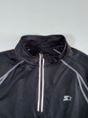 Starter 1/4 Zip Pullover — Black (XL)