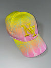 NY Lightning Bolt Tie-Dye Cap (Adjustable)