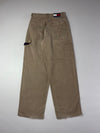 Vintage 90s Tommy Hilfiger Khaki Carpenter Jeans Big Flag Patch (W:30) (L:44)