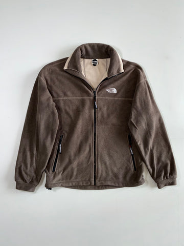 The North Face Polartec Brown Full-Zip Fleece Jacket (XL)