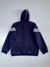 Adidas 3-Stripe Zip Hoodie Navy (M)