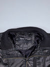 Emporio Armani Black Ribbed-Trim Bomber Jacket – Size (L)