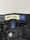 Vintage Gap Black Leather Bootcut Pants (W:28) (L:39)