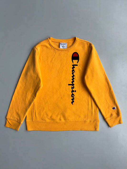 Champion | Script Crewneck Yellow | (S)