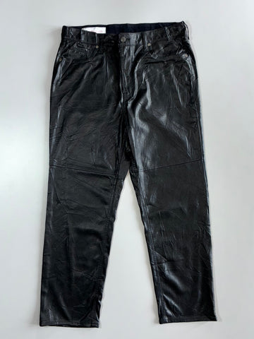 GAP “Cheeky Straight” High Rise Faux Leather Pants (W:33 |L:40)