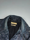 Vintage Mango Black Leather Biker Jacket Women’s (S)