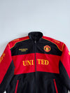 Manchester United Black Red Track Embroidered Jacket (2Xl/3Xl)