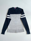 Tommy Hilfiger "85" Varsity Knit Sweater – Grey/Navy (M)