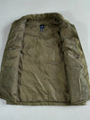 Gap Olive Green Quilted Puffer Vest – Fleece-Lined Collar (2XL)
