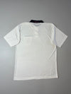 Vintage Ferrari White Pocket Polo with Logo Collar (XL)