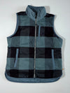 Carhartt Reversible Quilted Vest – Navy / Buffalo Plaid Flannel (S)