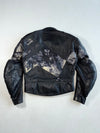 Vintage Hein Gericke Black Leather Motorcycle Racing Jacket Padded (S/M)