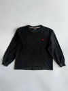 Burberry London Vintage Nova Check Collar Long Sleeve Tee (S)